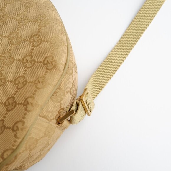 Authentic Preowned Gucci Green GG Canvas Half Moon Shoulder Bag - Picture 10 of 16